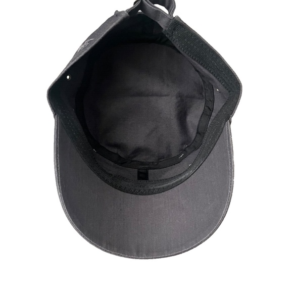 Women's Ililily Gray Distressed Embellished Military Army Hat Cadet Cap - Picture 14 of 14